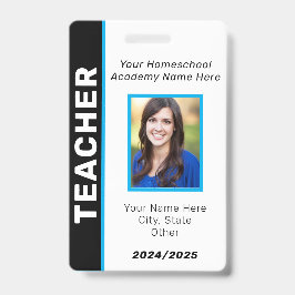Homeschool leraar ID Badge