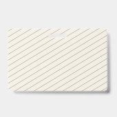 Homeschool leraar ID Badge Modern Goud (Achterkant)