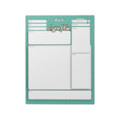 HOMESCHOOL LESSON PLAN 2 GROENE notebookKAART Notitieblok (Linkerzijde)