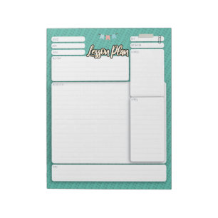 HOMESCHOOL LESSON PLAN 2 GROENE notebookKAART Notitieblok