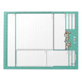 HOMESCHOOL LESSON PLAN 2 GROENE notebookKAART Notitieblok (Voorkant)