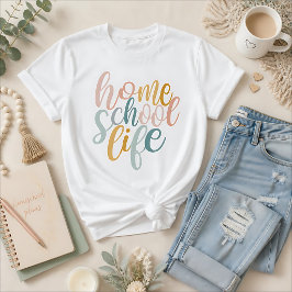 Homeschool Leven Handtekening T-shirt