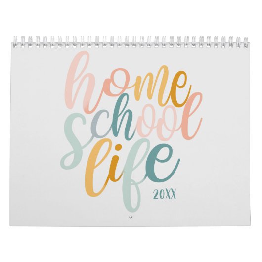 HomeSchool Leven  Quotes alt 2024 Kalender (Hoes)