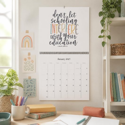 Homeschool Levenskalender Kalender