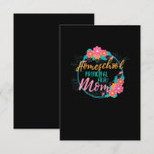 Homeschool Mam Gift Funny Thuisschool voor vrouwen Informatiekaartje (Voorkant / Achterkant)