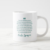"Homeschool Mam" JUMBO Mok w/Spurgeon Quote (Rechts)