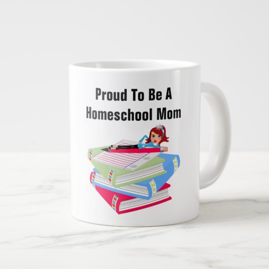 Homeschool Mam - Mok Jumbo (Voorkant rechts)