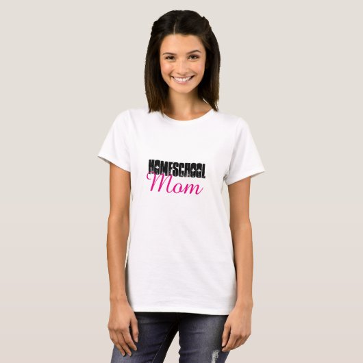Homeschool Mam Shirt - Startschool Moeder (Voorkant volledig)
