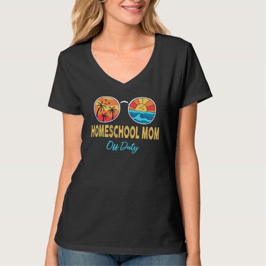 Homeschool Mam uit dienst Happy Last Day of School T-shirt (Voorkant)