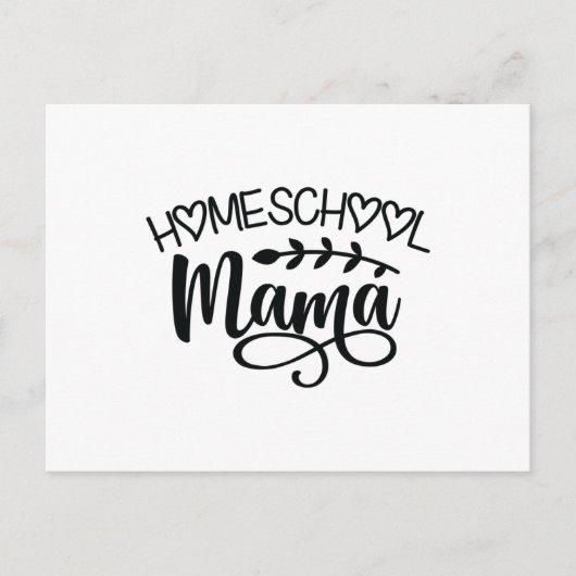 Homeschool Mama Briefkaart (Voorkant)