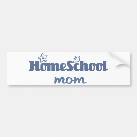 Homeschool mama bumpersticker (Voorkant)