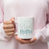 Homeschool Mama Est Personalized Date Blue Tones Koffiemok