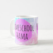 Homeschool Mama Funny Mama Coffee Koffiemok (Voorkant links)