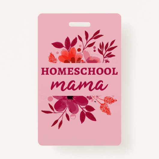 Homeschool Mama I Badge (Voorkant)