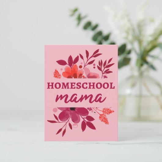Homeschool Mama I Briefkaart (Staand voorkant)