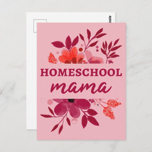 Homeschool Mama I Briefkaart (Voorkant / Achterkant)