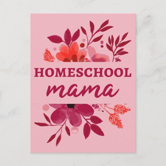 Homeschool Mama I Briefkaart (Voorkant)