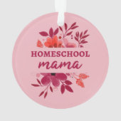 Homeschool Mama I Ornament (achterkant)