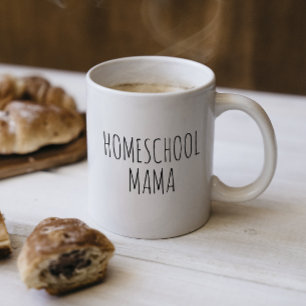 "Homeschool Mama" RAE DUNN geïnspireerd Koffiemok