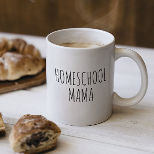 "Homeschool Mama" RAE DUNN geïnspireerd Koffiemok