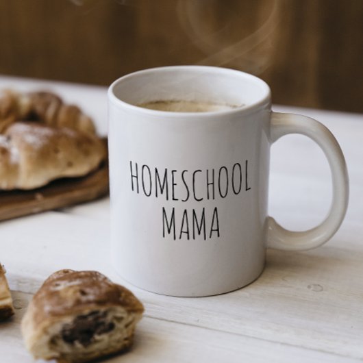 "Homeschool Mama" RAE DUNN geïnspireerd Koffiemok
