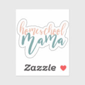 Homeschool Mama Sticker (Vel)