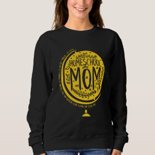 Homeschool mama ze opent haar mond met Wisdom Hom Trui