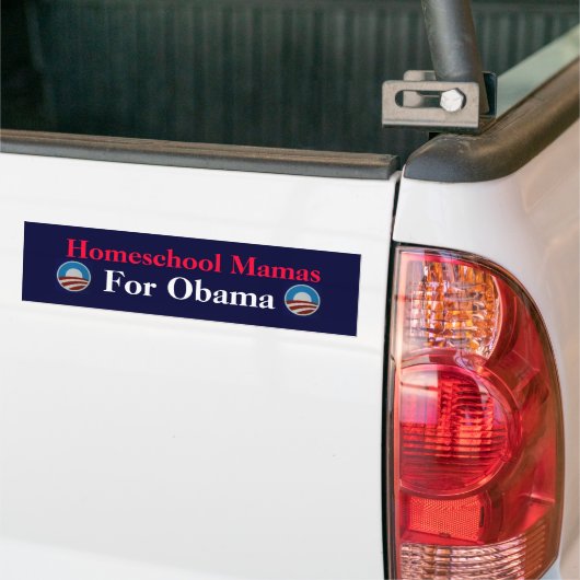 Homeschool Mamas for Obama Bumpersticker (Op Truck)
