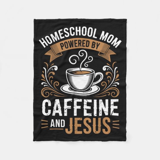 Homeschool Moeder Aangedreven Fleece Deken (Voorkant)