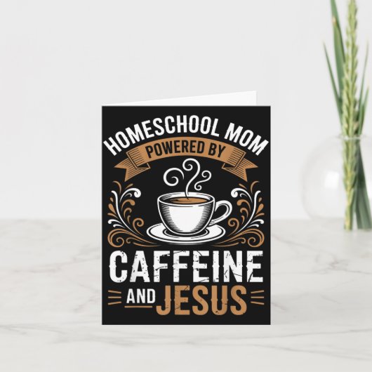 Homeschool Moeder Aangedreven Kaart (Voorkant)