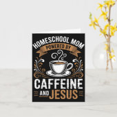 Homeschool Moeder Aangedreven Kaart (Gele Bloem)