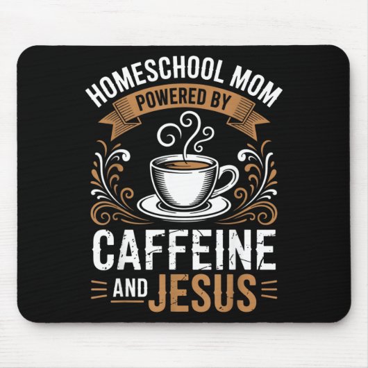 Homeschool Moeder Aangedreven Muismat (Voorkant)
