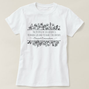 Homeschool Mom CC Gesprekken Geheugenmeester T-shirt