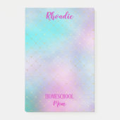 Homeschool Mom Kleurrijk Post-it® Notes (Voorkant)