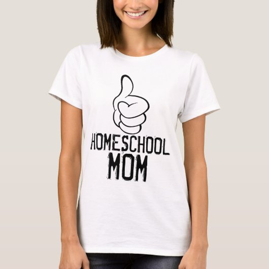 HOMESCHOOL MOM t-shirts (Voorkant)