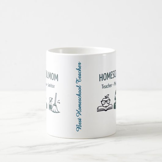 Homeschool Mom's Personalized Mug Koffiemok (Center)