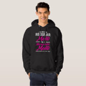 Homeschool MomTeaching Not a Regular Mom Extra Tir Hoodie (Voorkant volledig)