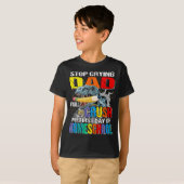 Homeschool Monster Truck Dinosaur T-shirt (Voorkant volledig)