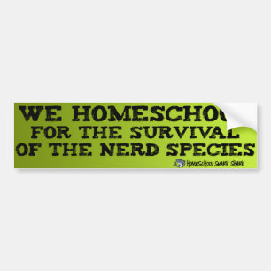 Homeschool Nerds Bumpersticker