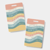 Homeschool Onderwijs Quote Bladwijzer Badge (Voor- en achterkant)