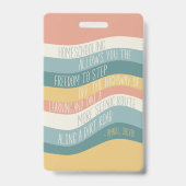 Homeschool Onderwijs Quote Bladwijzer Badge (Voorzijde)