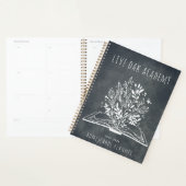 HomeSchool Planner Minimalistisch Bloemen Open Boe (Display)