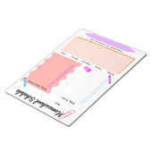 HomeSchool Planner voor dagelijkse taken Notitieblok (Schuin)