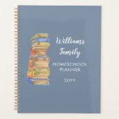 Homeschool Portfolio Organization Books Planner (Voorkant)