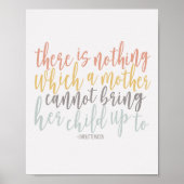 Homeschool Quote Rainbow Pastel Charlotte Mason Poster (Voorkant)