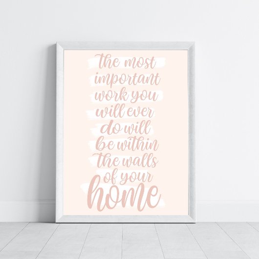 HomeSchool Quote Wall Art Pastel Kleuren Poster