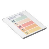 Homeschool Schema Pad Notitieblok (Schuin)