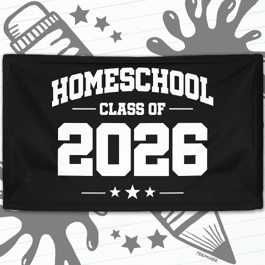 Homeschool Senior Class of 2026 Graduation Spandoek