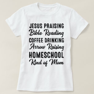 Homeschool Soort van moeder Klassieke Gesprekken T-shirt