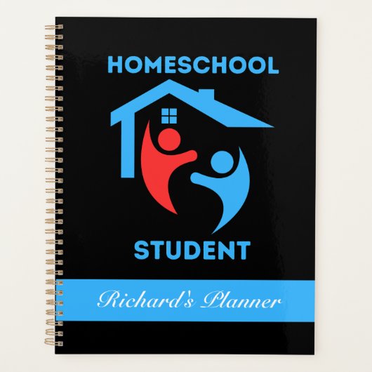 Homeschool Student (gepersonaliseerd) Planner (Voorkant)